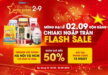 MỪNG ĐẠI LỄ 02.09 RỘN RÀNG - CHIAKI NGẬP TRÀN FLASH SALE