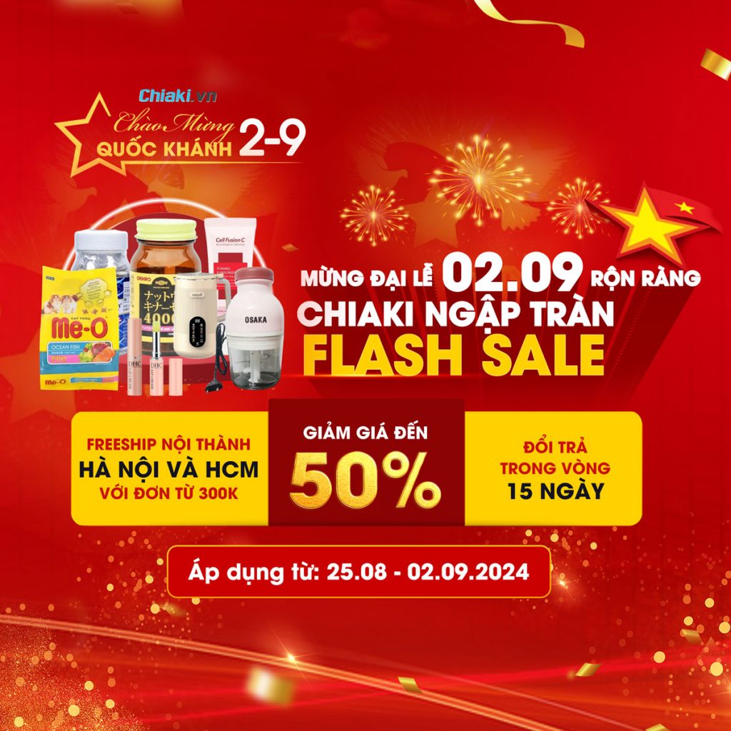 CHIAKI NGẬP TRÀN FLASH SALE